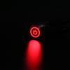 12/16/19/22mm Waterproof Metal Push Button Switch LED Light Momentary Latching Car Engine Power Switch 5V 12V 24V 220V Red Blue