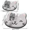 Thickened Special-Shaped Bathroom Absorbent Floor Mat Flannel Toilet Mat Shower Room Non-Slip And Dirt-Resistant Foot Mat