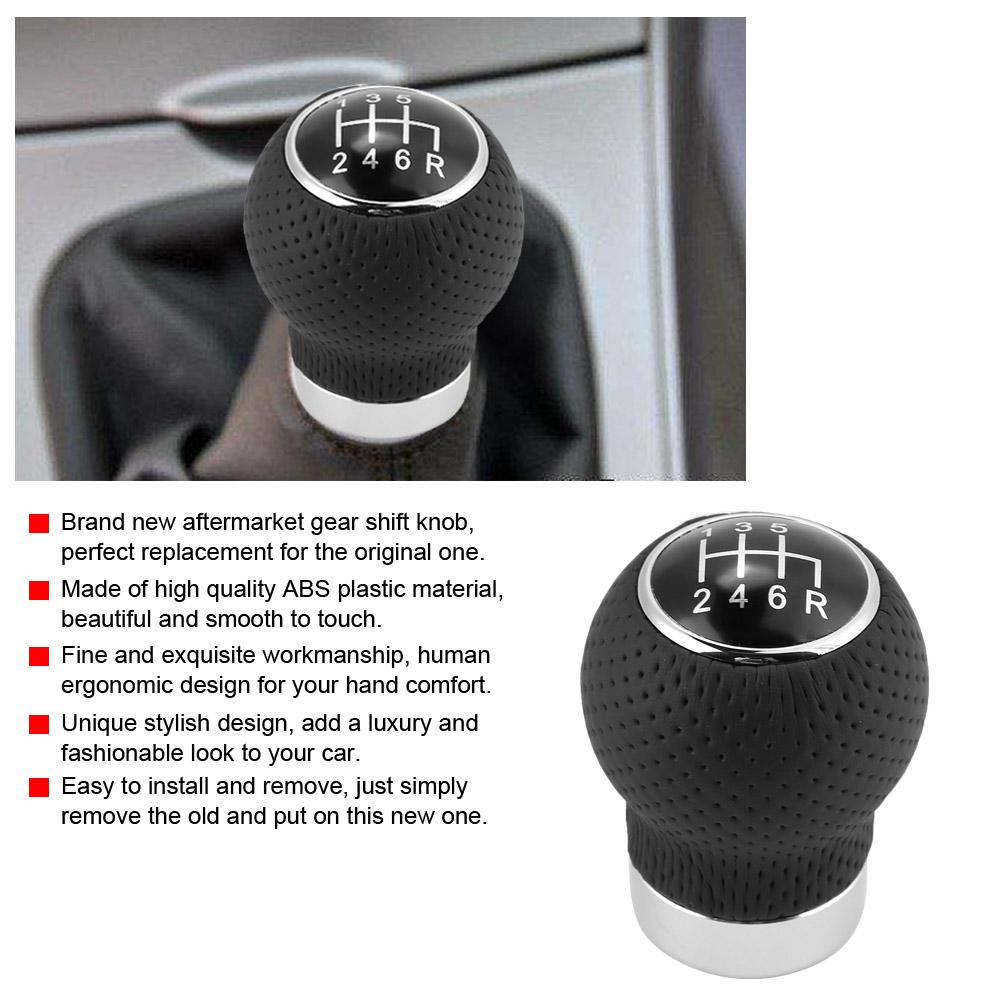 5/6 Speed Universal Car Gear Shift Knob Stick Head Shifter Hanldle Lever
