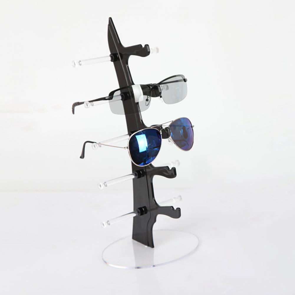 

Glasses Stand Sunglasses Holder Acrylic Sunglasses Jewelry Organizer Stand for 5 Glasses Eyewear for Eyeglasses for Accessories