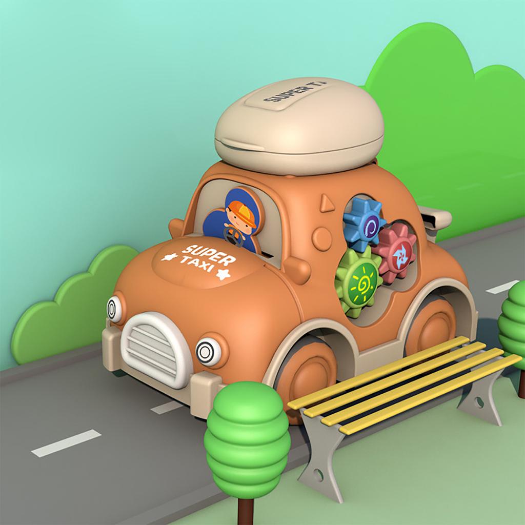 Children's Inertia Gear Car Toy, Multifunctional Storage Car, Detachable Storage, Puzzle and Fun Car Toy