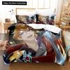 3D Print Cartoon Bedding Set Genshin Impact Game 3d Duvet Cover Set Comforter Bed Linen For Boy Decor Bedclothes