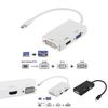 Mini Dp To Hdmi Dvi Vga 3in1 Adapter With Chipset For Macbook Pro Air Multi Monitor Setup