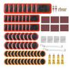 Bicycle Tire Repair Kit with Cold Patch, Glue, and Lever Tools