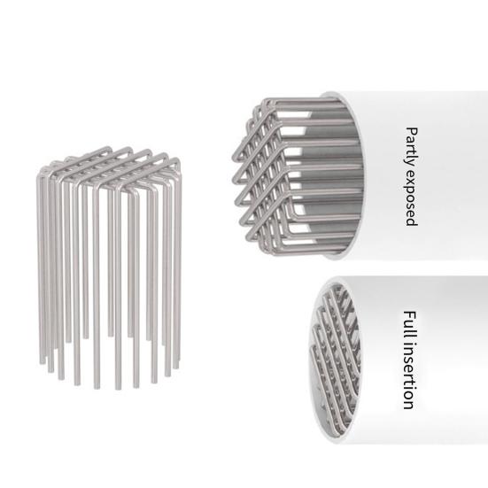 1/2Pcs Stainless Steel Mesh Vent Cap Bird Rodent Proof Debris Blocking Gutters Downspouts PVC Metal Pipes Roof Vents Protective Cover