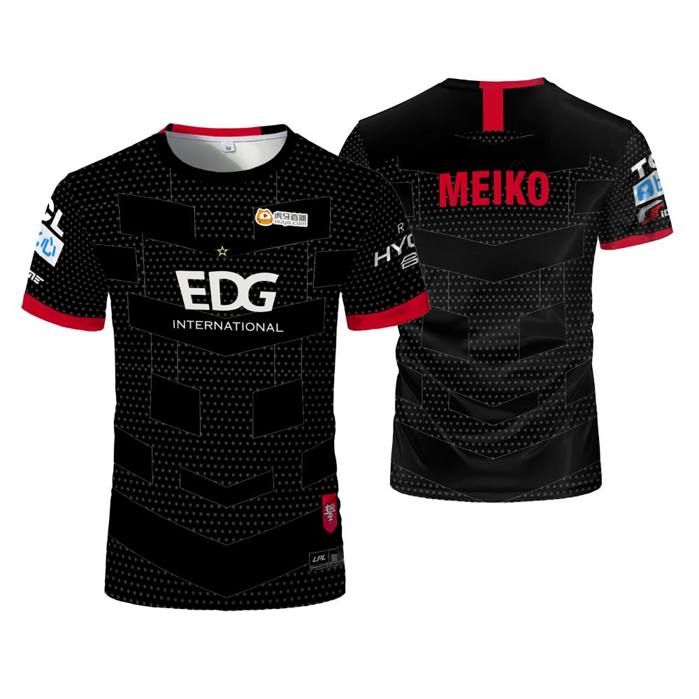 

Футболка мужская униформа команды EDG Esports Games LPL LOL E-sports Player Jersey Футболка футболка Sports Game Contest Tees M
