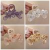Cute Hairpin Rhinestone Hair Clip Acrylic Flower Hair Claw Fashion   Girl