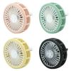 Car Multi-function Electric Fan Car Air Outlet Center Console Large Wind Mute Mini Fan Home Car Fan Dual-use