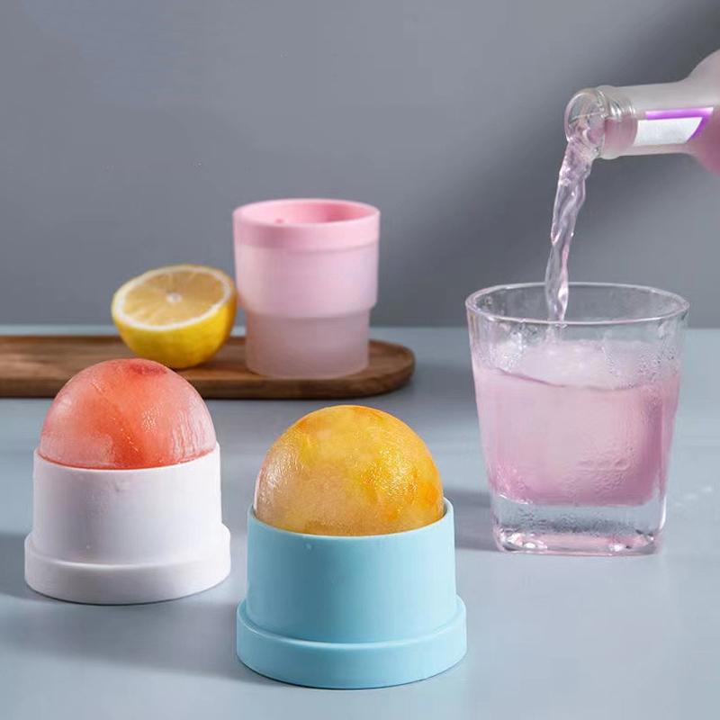 Sphere Ice Cube Mold Kitchen Stackable Slow Melting Diy Round Ice Ball Making Mould For Cocktail Whiskey Drink