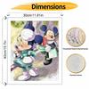 Disney Digital Oil Painting Mickey and Minnie Christmas Shopping Art Handmade Diy Gift Home Decoration