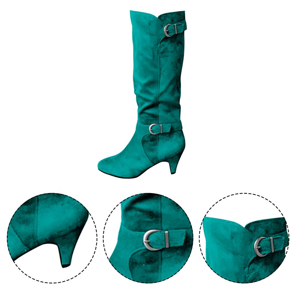 Zapatos explosivos para mujer Cinturón de invierno y otoño Hebilla  Cachemira Cálida casa Botas largas comprar a buen precio — entrega  gratuita, reseñas reales con fotos — Joom