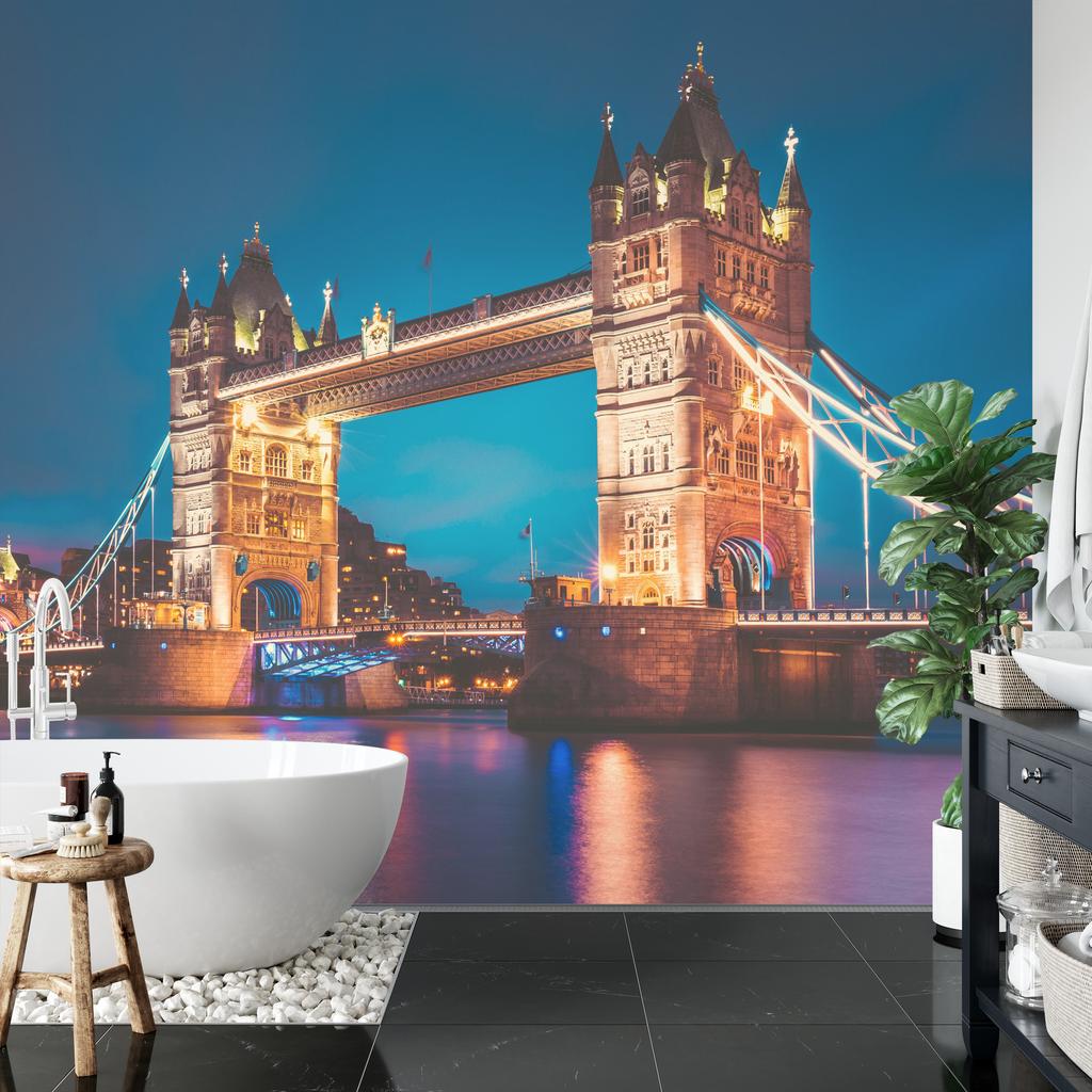 Photomural Tower Bridge Washable Fleece 208x146