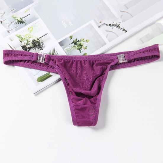 Men Underwear Sweat-absorbent Comfortable Non-Fading Summer Men G-strings Underpants for Male