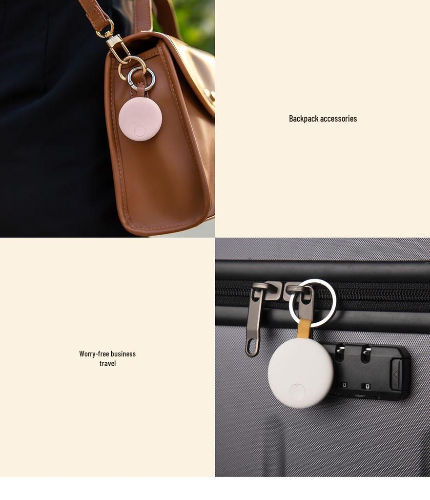 Ranwu Smart Keychain: Compact Phone & Key Locator, Anti-Loss Device, Item Tracker, Reminder
