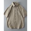 Trendy Retro Short Sleeve Pure Cotton Export Export Parka