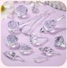 Acrylic Water Drop Crystal Chandelier Pendant Ornament for Wedding Pavilion or Christmas Decoration