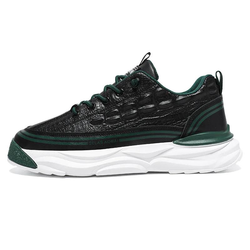 Fashion Versatile White Shoes Men Thick Soled Anti Slip Sneaker Soft Soled Comfort Casual Board Shoes Men's Running Tenis Hommes