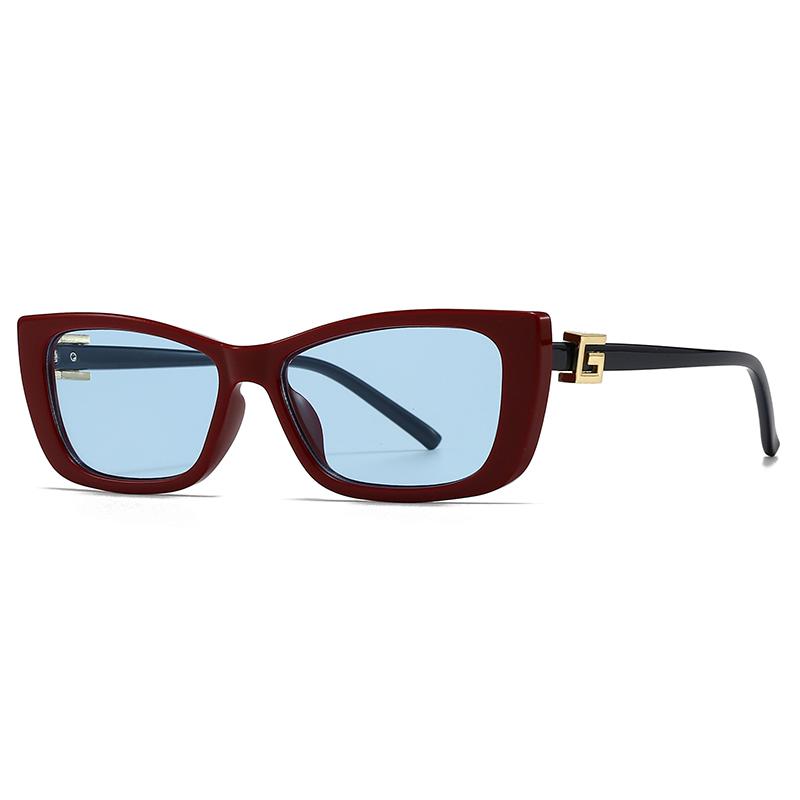 Cross-Border Cat Eye Sunglasses Women Ins Style Modern Fashion Trendy UV Protection