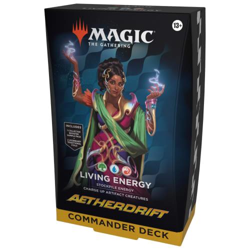 Magic: The Gathering Aether Dash Commander Deck English Version "Living Energy" MTG Trading Card Wizards of the Coast DFT D41330000