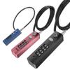 Anti-theft Cable Lock Waterproof Door Locker Durable Password Padlock  Hardware Accessories