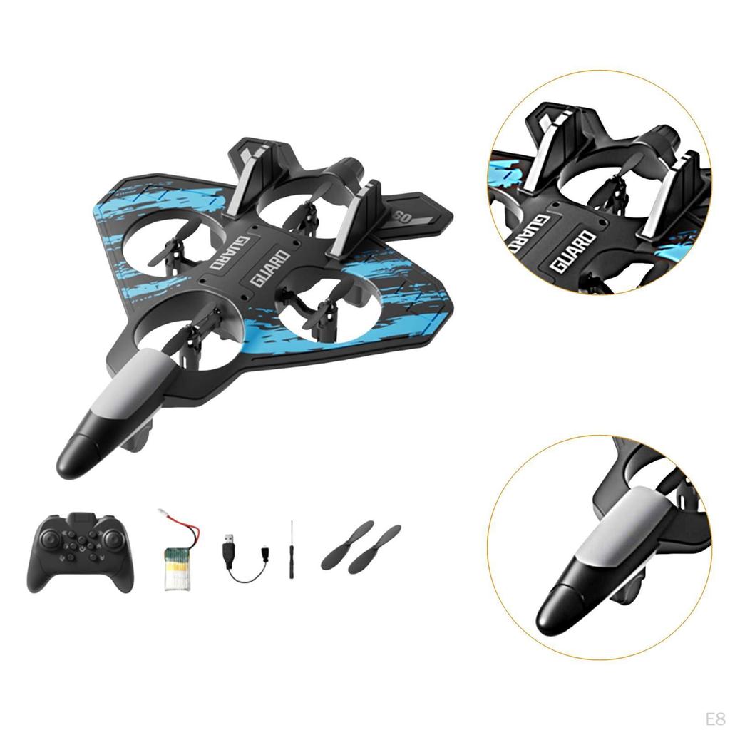 1 Piece Remote Control Airplane Foam Model Fighter with Colorful Lights And