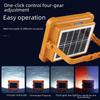 High-Power Portable Solar LED Floodlight for Outdoors and Construction