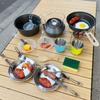 Portable Cookware Set For 2-3 People Camping Hiking Lightweight Aluminum Alloy Pot