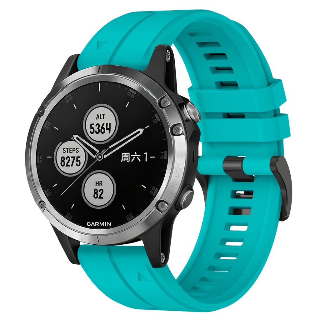 20/22/26mm Quick Fit Band for Garmin Fenix 5/Fenix 8 Pro 47/51MM Light Silicone Sports Watch Strap for 20/22/26mm Quick Fit