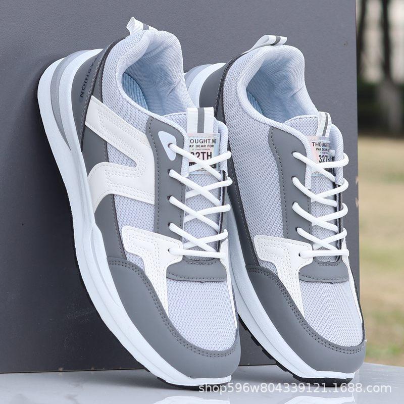 Herren Sportschuhe Herren 2024 Frühling und Sommer trendige Schuhe Mesh Casual Atmungsaktiv Paar Beliebt Lauf-Mesh-Schuhe