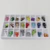 Cartoon Anime Rhythm Box Doll: Kids' Toy Car Trendy Cake Decoration – 24 Grids Blind Box