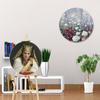Round for Artist Painter Oil Paint Thicken Picture Frame Drawing Board Painting Board Circle Canvas