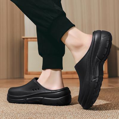 Zomer Heren Nieuwe Slippers Outdoor Anti-Slip Wandelen Platform Indoor Waterdicht Dames EVA Geïntegreerde Chef Schoenen