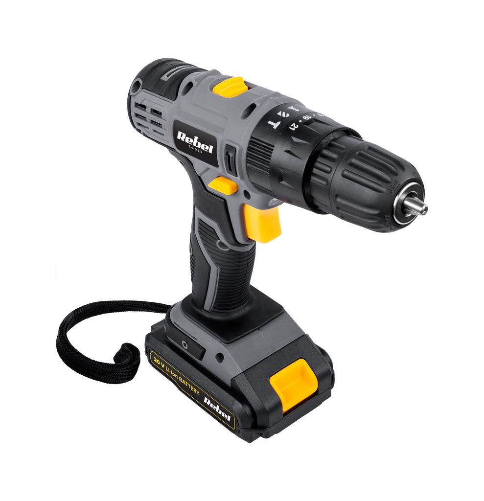 Zestaw wiertarek udarowych i wiertarek akumulatorowych Rebel Tools