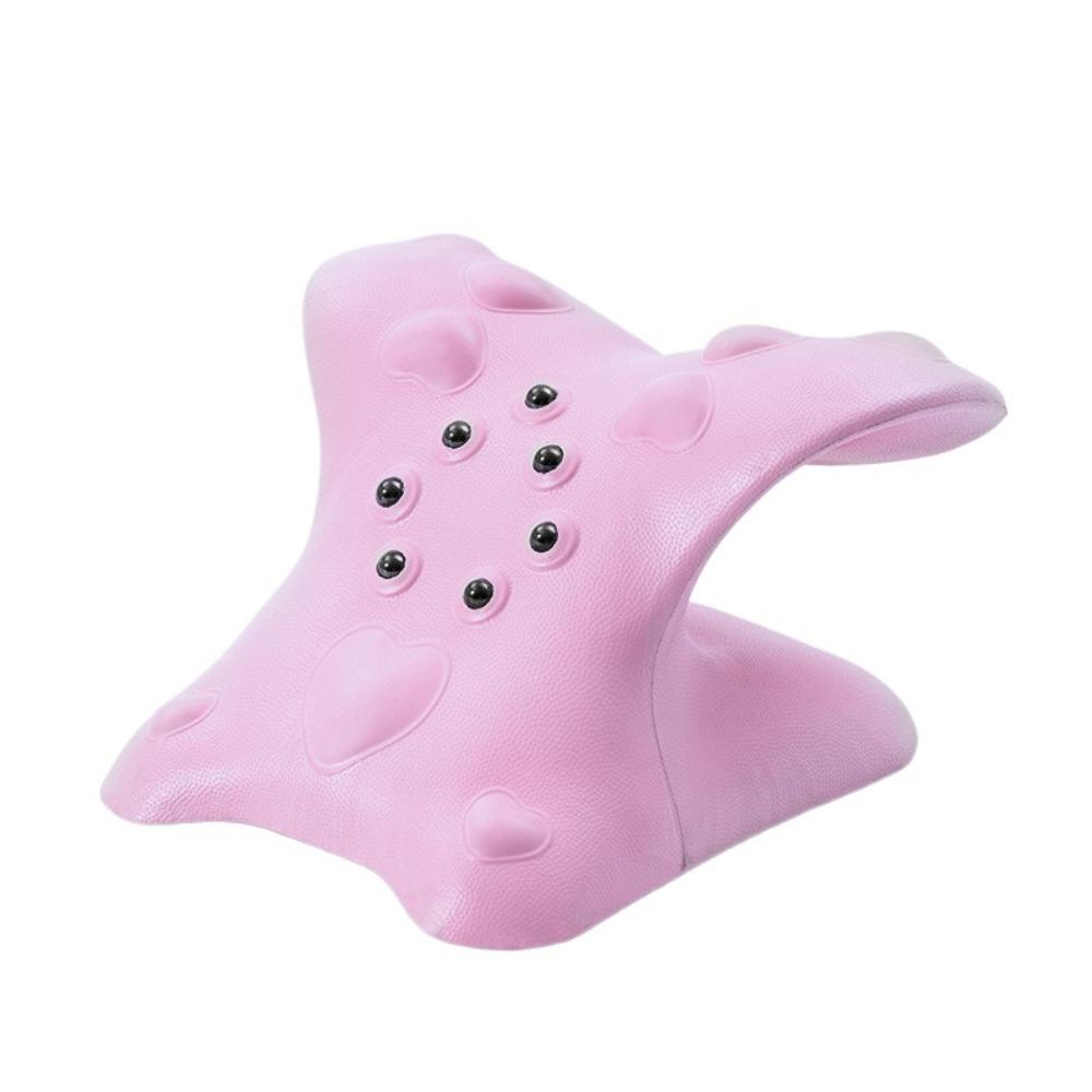 C-shaped Neck Stretcher Pillow Pain Relief Magnetic Massage Pillow Spine Support Muscle Relax Cervical Pillow TMJ Relief
