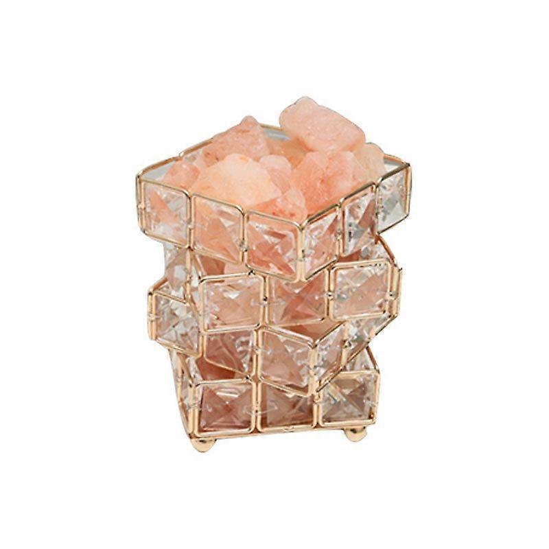 Rubik's Cube 4-Layer Crystal Table Lamp  The Perfect Gift - USB-Powered with 3-Color Dimming