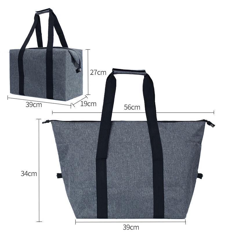 Large Foldable Insulated Cooler Tote Bag