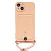 Card Bag Diagonal Span Lanyard Iphone11promax Apple 11Pro Samsung/Xiaomi Card Mobile Phone Case