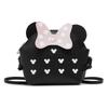 2024 Women's Cartoon Heart-Shaped Shoulder Bag with Coin Purse, Color Block Design