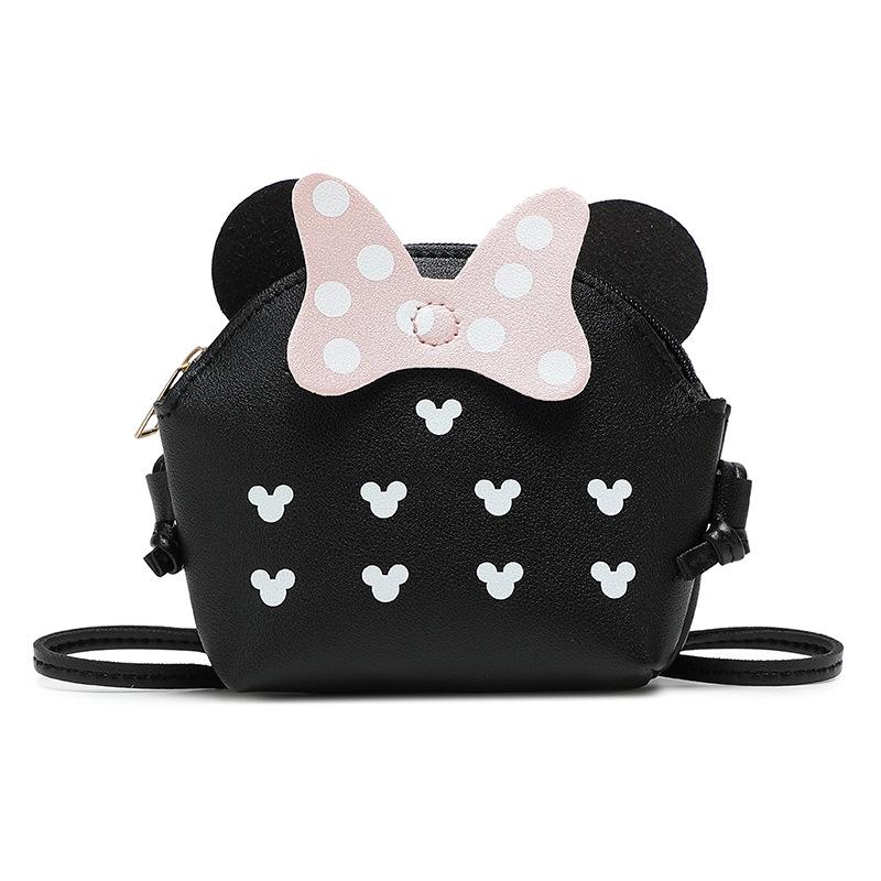 2024 Women's Cartoon Heart-Shaped Shoulder Bag with Coin Purse, Color Block Design