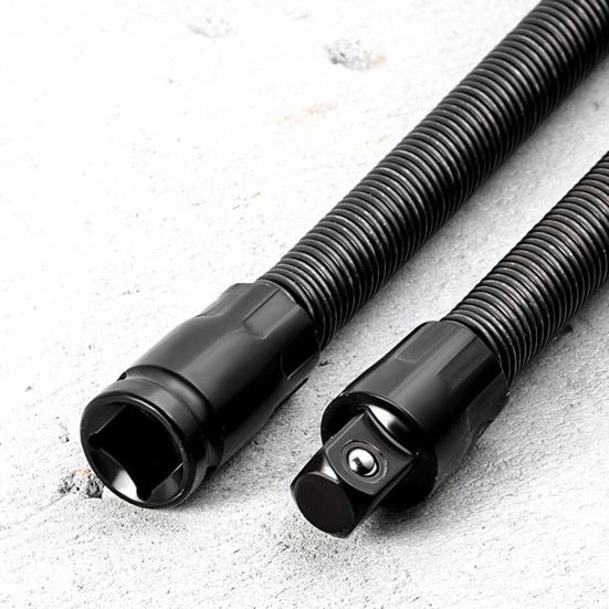 1/2 Inch Flexible Shaft Extension Bendable Soft Connecting Rod Torque Socket Ratchet Extender Automotive Repair Mechanical Screwdriver Extension