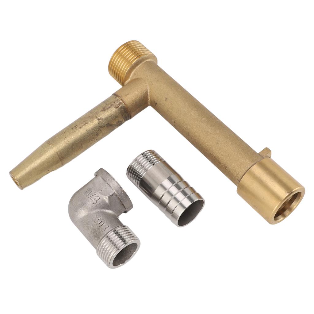 Quick Connect Valve Wrench, Brass and Stainless Steel G1 Male Thread Irrigation Valve, Efficient Water Distribution for Outdoor Gardens,