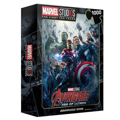 MARVEL Marvel 10º Aniversário Edição Vingadores 2 Quebra-cabeça (1000 peças/M1018), 1000 peças, cores misturadas quebra-cabeça, jogos infantis