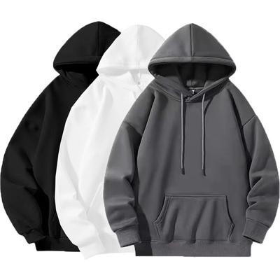 Classic Solid Color Hoodie Men's Autumn and Winter Hot-selling Casual Simple and Comfortable Sweatshirts Daily Outdoor Wear