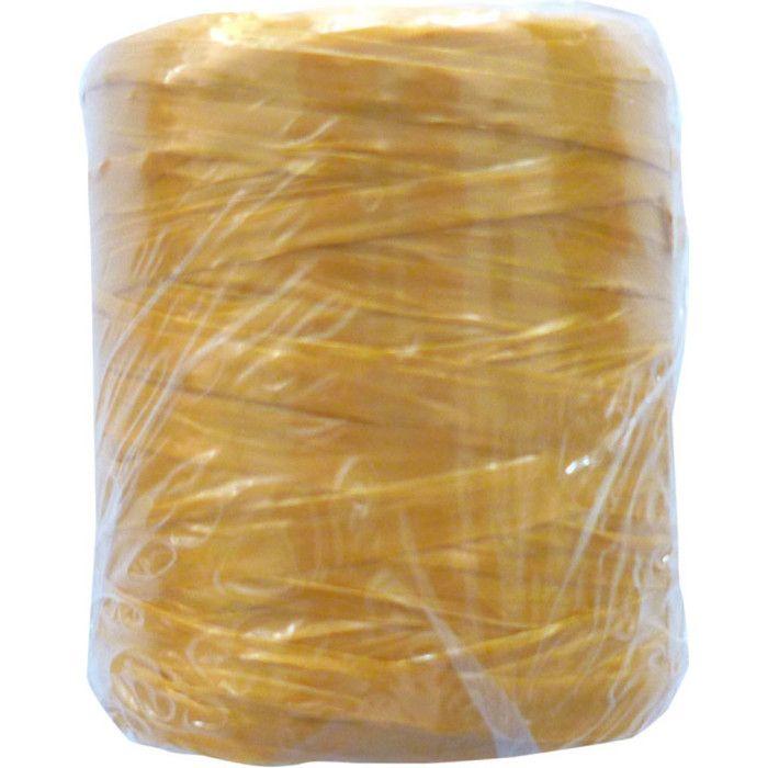 Raphia synthétique Vieil or 40 g