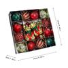 Plastic Christmas Ball Pendant Round Ball Colored Ball Christmas Tree Decoration Painted Christmas Party Decoration