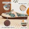 Vibrant Geometric Slip-On Sneakers for Women - Lightweight, Comfort-Soled Mules Perfect for Everyday Wear
