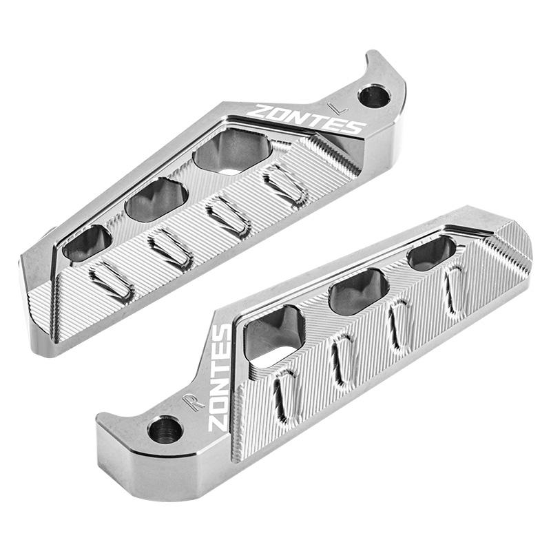 For Zontes G1 125 ZT125 G1 ZT125U ZT 125 U ZT 310X ZT310R Motorcycle Accessories Rear Pedal Passenger Footrest Pegs Foot Plate