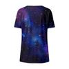 Women's T-shirt Casual Loose Printed Round Neck Pullover Short Sleeve Top
