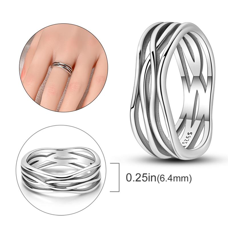 New Authentic Rings Copper Popular Fashion Vintage Stackable Ring Ideal For Women Copper Wedding Ring Jewellery Gift