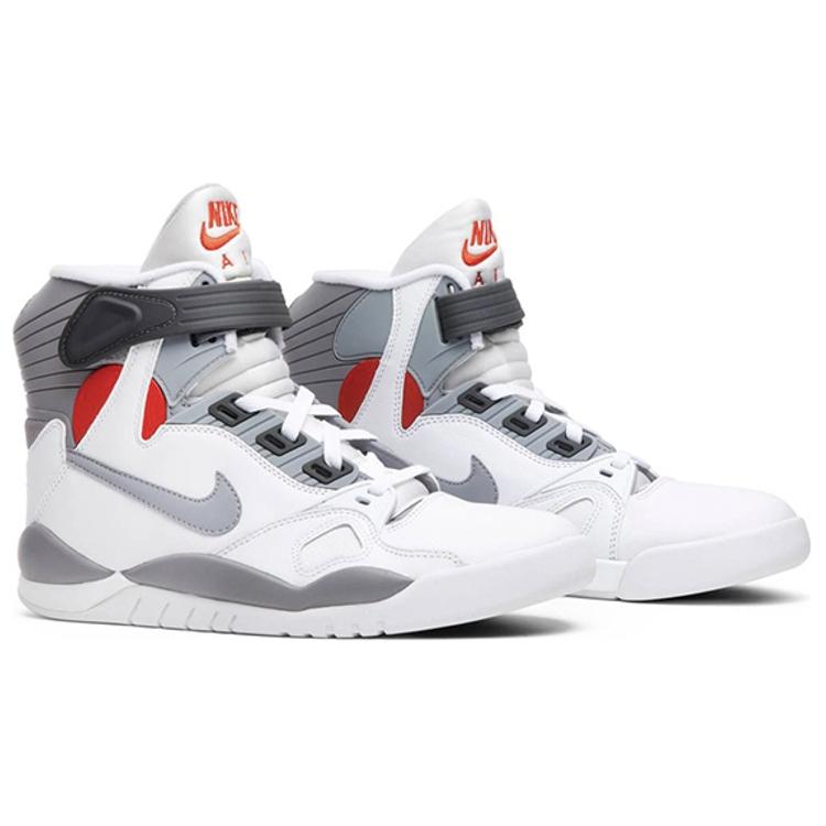 Nike Air Pressure Retro Bianco Grigio Cemento 2016 831279-100